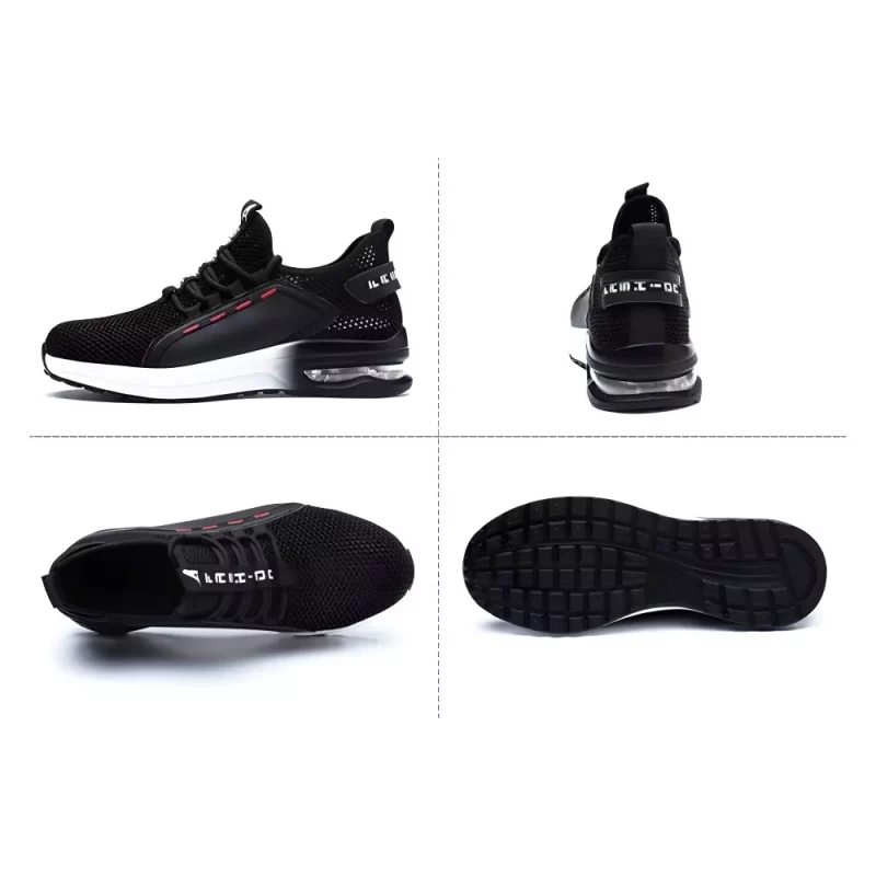 Guyisa Styler Noir/Blanc vue 3D basket de sécurité homme