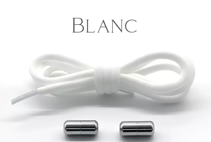 Lacets à visser blanc
