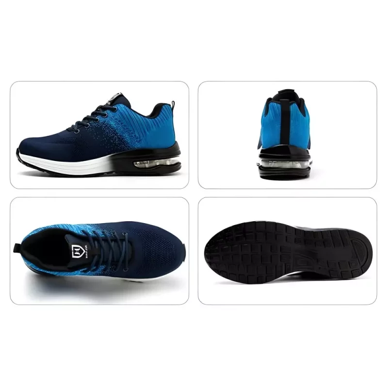 Basket de sécurité Deleventh Dunk bleu vue 3D
