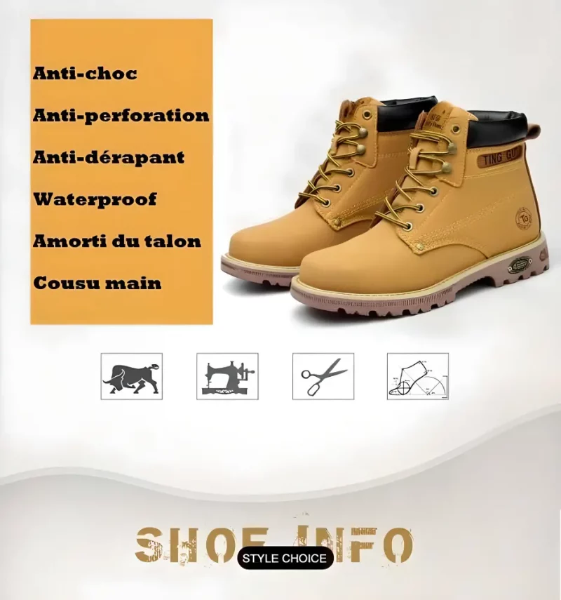 Chaussure de sécurité homme Tinggu Skinz présentation